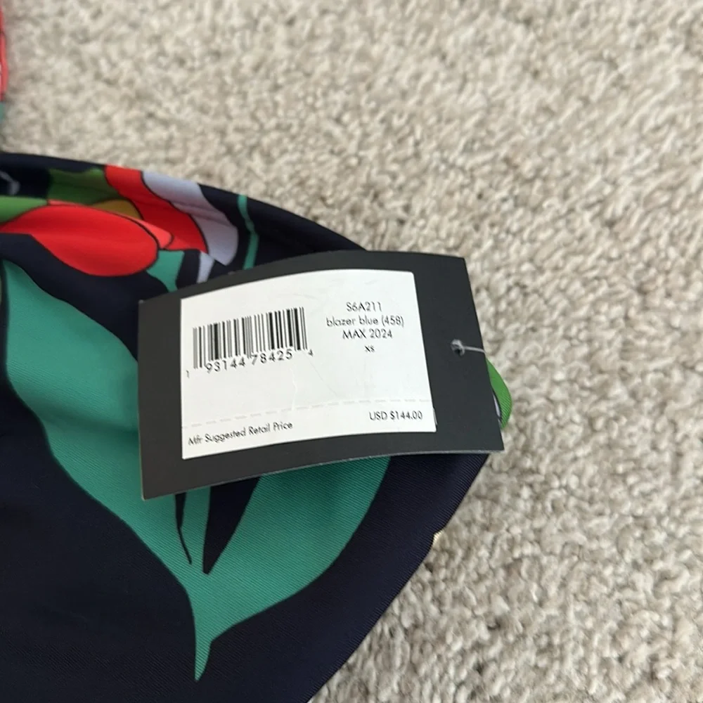 HP π«Άπ» NWT Kate spade blazer blue one piece swimsuit - Picture 7 of 8